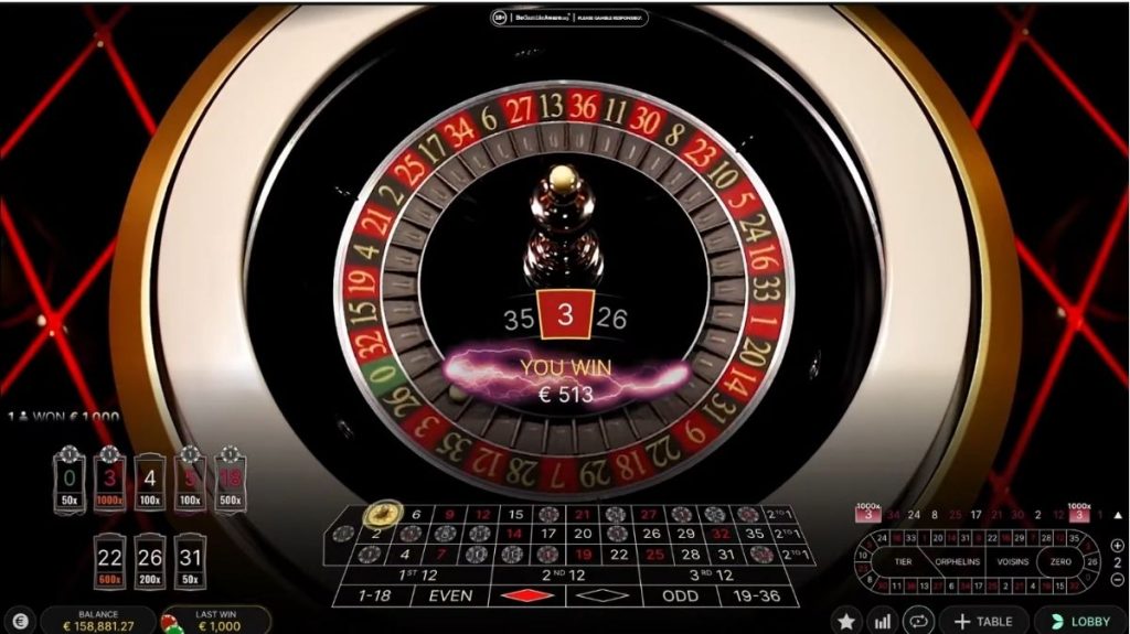 XXXtreme Lightning Roulette - Game 2 - cita666