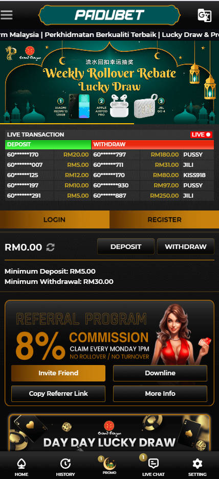 PaduBet - Homepage - Cita666