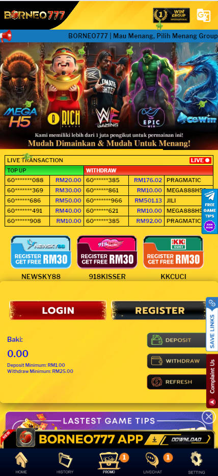 Borneo777 - Homepage - Cita666