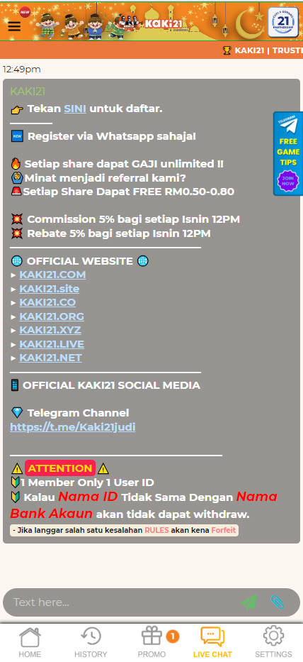 Kaki21 - Live Chat - Cita666