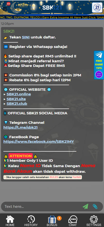 SBK21 - Live Chat - Cita666