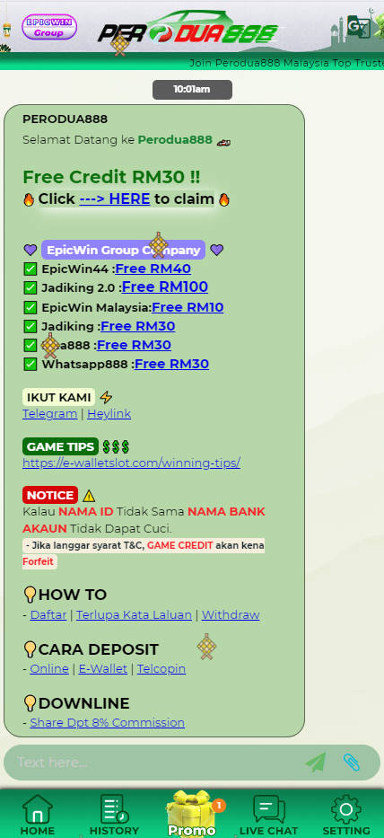 Perodua888 - Live Chat - Cita666