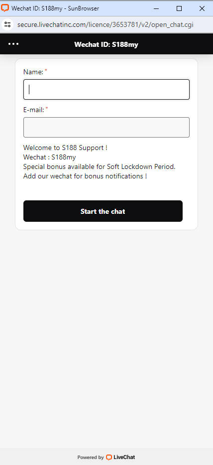 S188wins - Live Chat - cita666