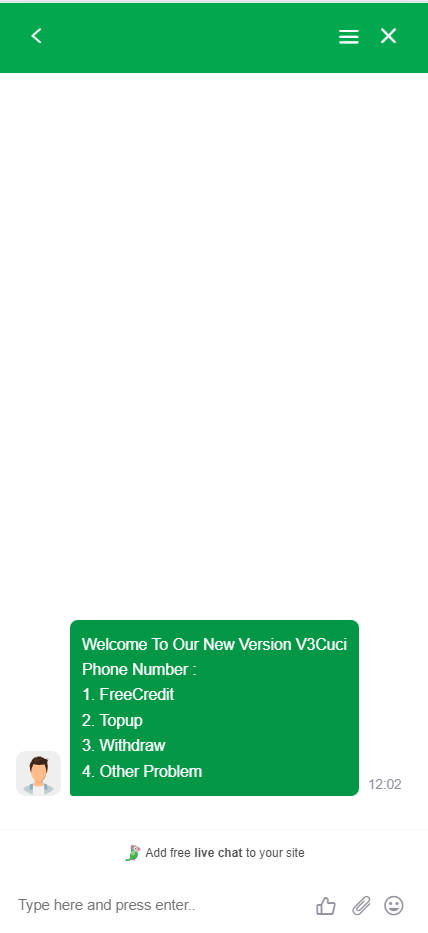 V3Cuci - Live Chat - Cita666